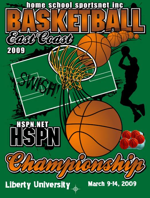 website for the 2009 East Coast Homeschool Basketball Tournament