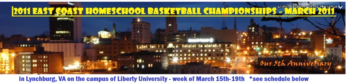 Welcome to the Official Web Page of the 2011 East Coast Homeschool Basketball Championships